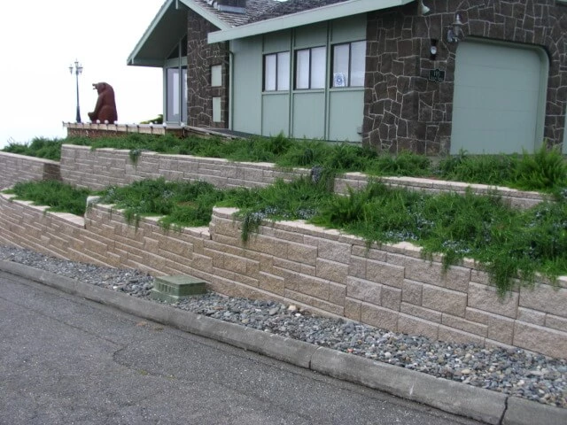 Terraced Retaining Wall